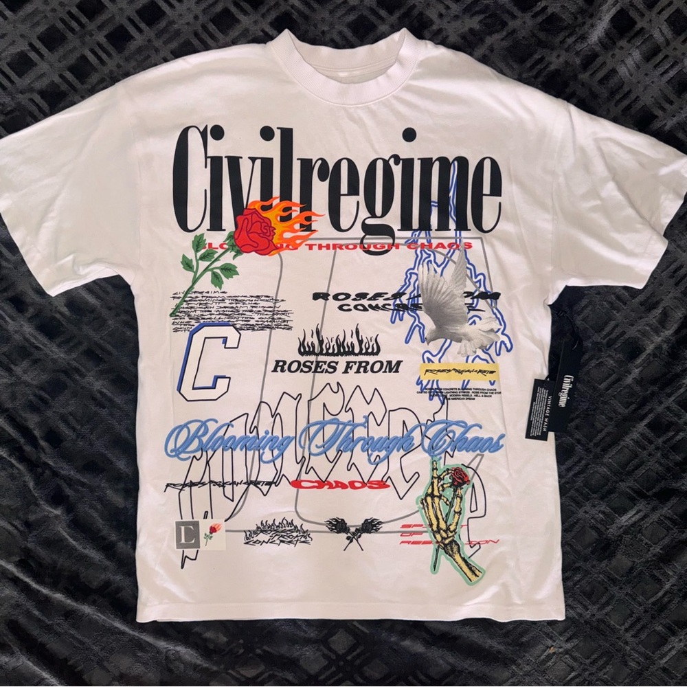 Civil Regime “Core Power” Oversized Tee